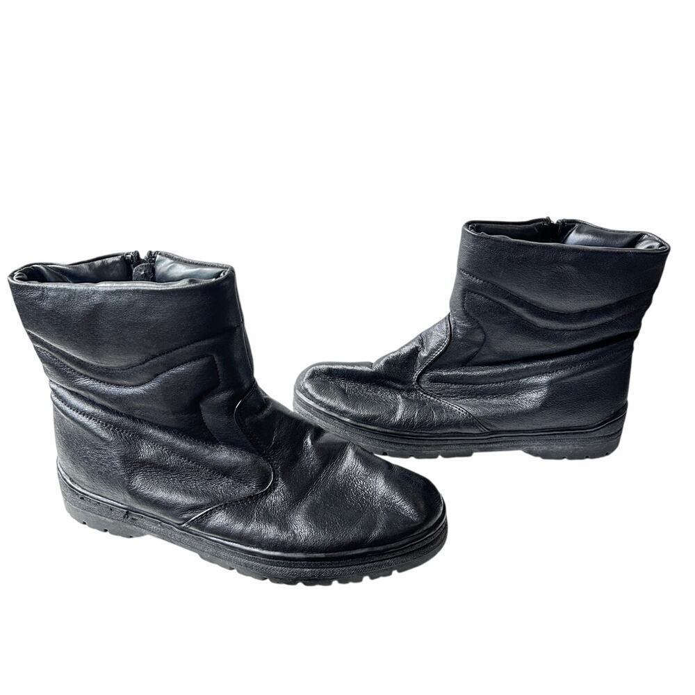 Nunn Bush Size 10 Men Black Pull On Ankle Moto Biker Boot Bootie Outdoor Matrix - Picture 12 of 14